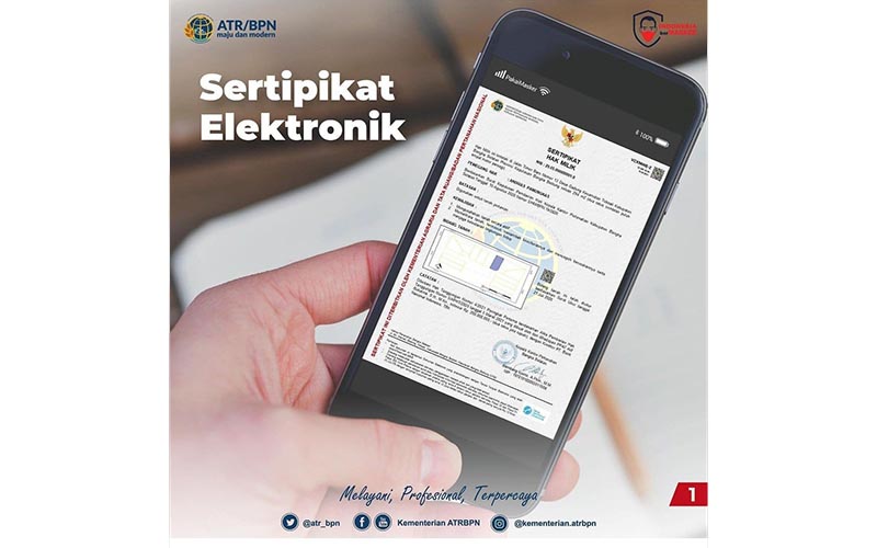  Pendaftaran Tanah secara Elektronik, Berikut Aturannya