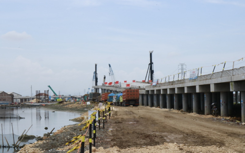  Pembangunan Tol Semarang-Demak Seksi II Sudah 50 Persen