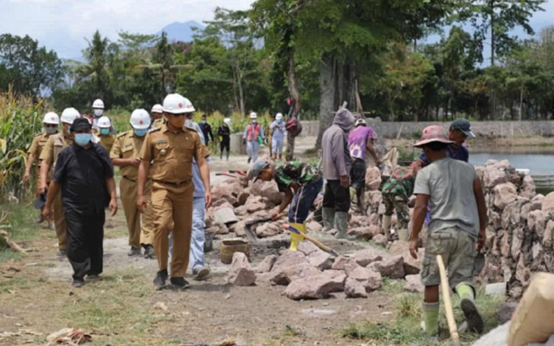  Proses Revitalisasi Situ Bagendit Baru 40 Persen, Wabup Garut Minta Dikebut