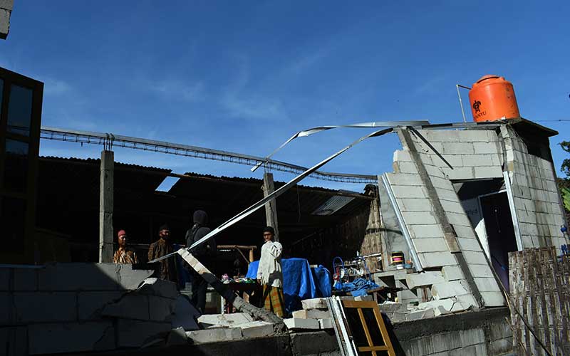  Puluhan Rumah di Madiun Rusak Setelah Diterjang Anging Puting Beliung