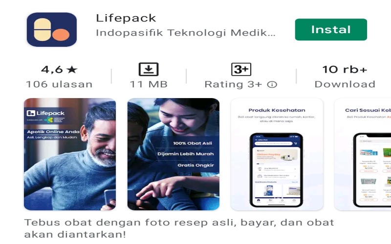  Di Tengah Pandemi, Apotek Online Lifepack Buka Lebih Lama