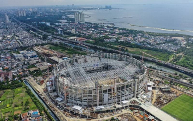  Beroperasi 2021, Jakpro Pasang Rumput Hibrid di Jakarta International Stadium