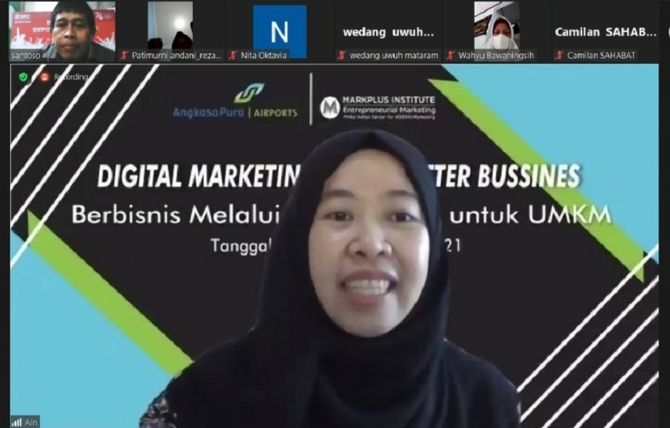  Dukung Pengembangan UMKM DIY, Angkasa Pura I Berikan Pelatihan Pemasaran Digital pada Mitra Binaan