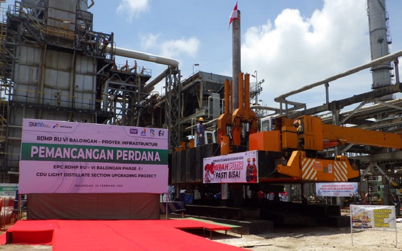  Proses Konstruksi Proyek RDMP Kilang Balongan Capai 36,22 Persen