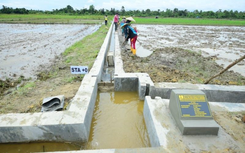  Kementerian PUPR Catat Realisasi Program Padat Karya Tata Guna Irigasi Capai Rp2,4 Triliun