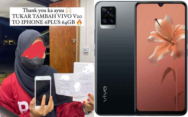  Ramai Perdebatan Vivo V20 Ditukar iPhone 6 Plus, Ini Perbandingan Kedua Ponsel