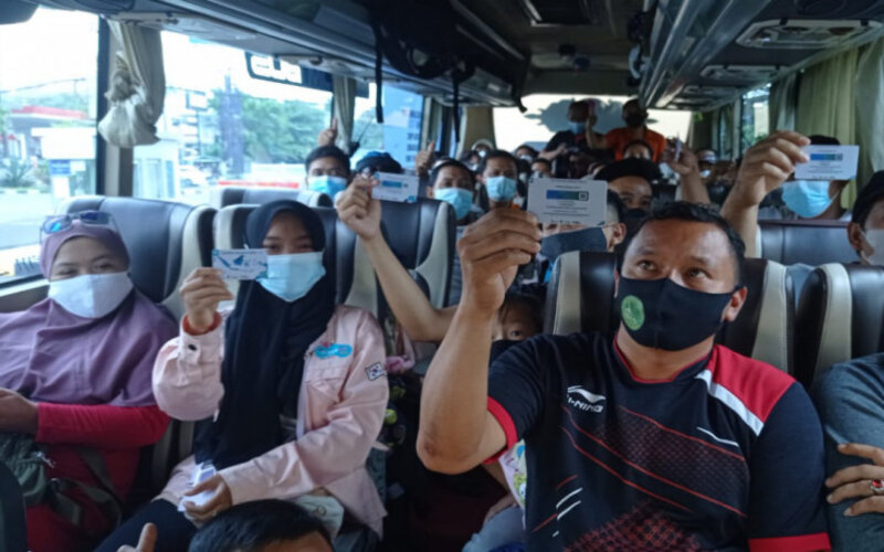  Sepuluh Bus Pariwisata Gagal Masuk Yogyakarta Terganjal Kartu Vaksin