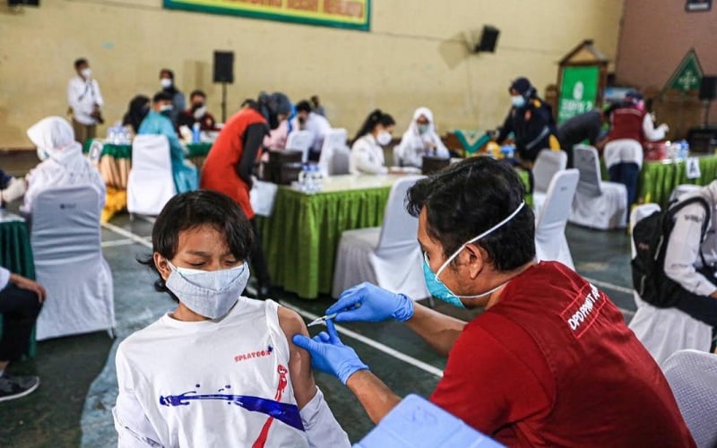  5.000 Guru dan Siswa SMK Pekanbaru Ikut Vaksinasi Covid