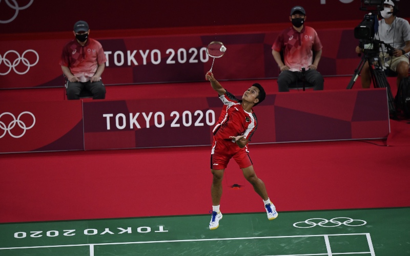  Hasil Piala Sudirman 2021: Ginting Kalah, Indonesia Tertinggal 1-2