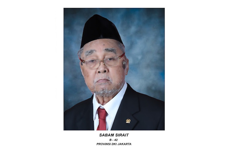  Profil Sabam Sirait, Politisi Senior PDIP yang Meninggal Dunia 