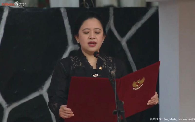  Bacakan Ikrar Kesetiaan Pancasila, Puan: Banyak Rongrongan Terhadap NKRI