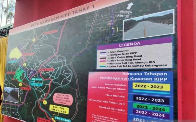  Pembangunan Jalan di Ibu Kota Negara Baru Habiskan Rp275 Miliar