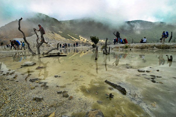  TWA Gunung Papandayan Penuhi Prokes, Objek Wisata di Garut Mulai Sertifikasi CHSE