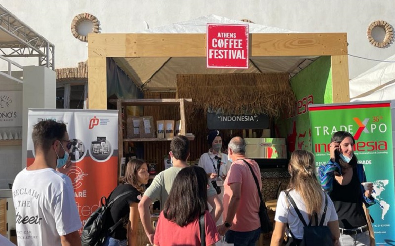  PPI IKuti Athens Coffee Festival di Yunani, Tawarkan Kopi Indonesia