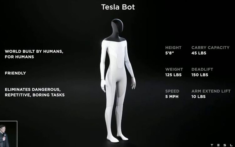  Fakta Unik Tesla Bot, Robot AI Buatan Elon Musk