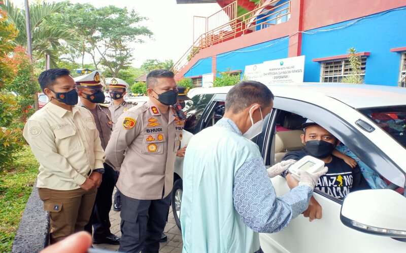 Polresta Malang Kota Layani Vaksinasi Layanan Di Tempat