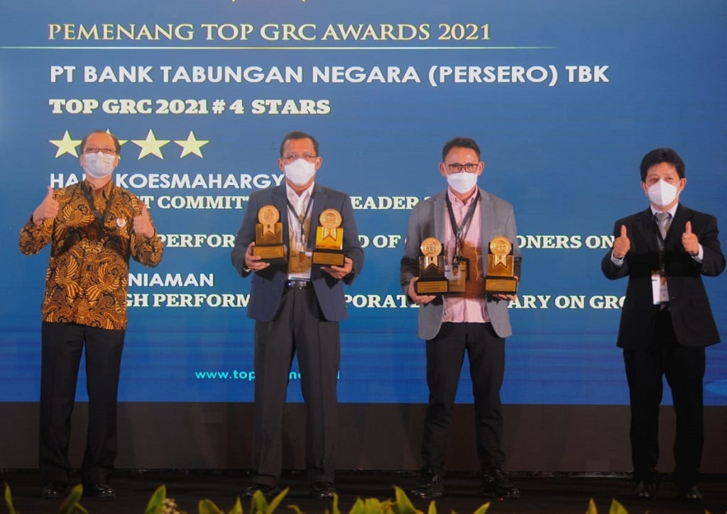  BTN Sabet Penghargaan dalam Ajang Top GRC Awards