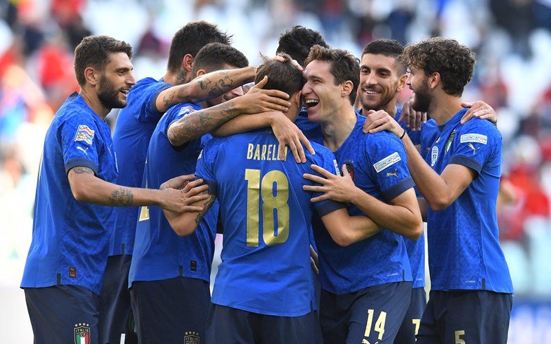 Hasil Italia vs Belgia: Italia Juara Tiga Nations League Usai Tekuk Belgia