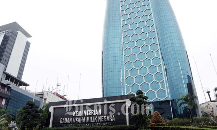 GEDUNG KEMENTERIAN BUMN Bisnis/Himawan L Nugraha