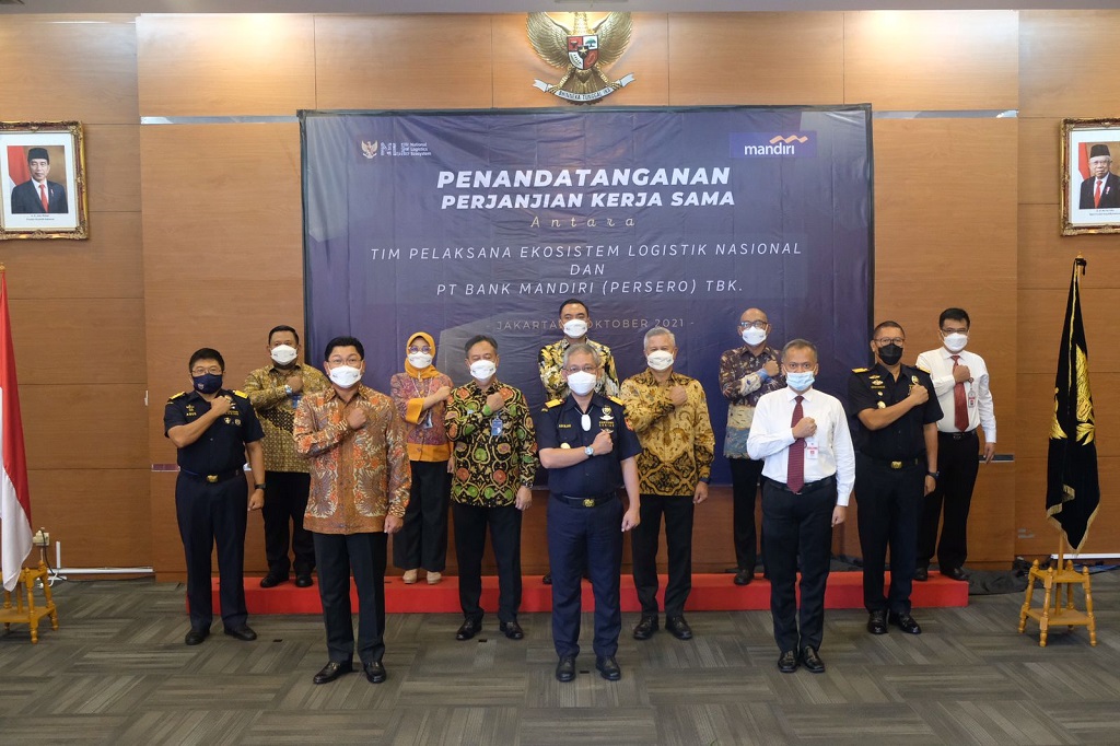  Bea Cukai dan Bank Mandiri Teken Perjanjian Kerja Sama Layanan Perbankan pada National Logistics Ecosystem