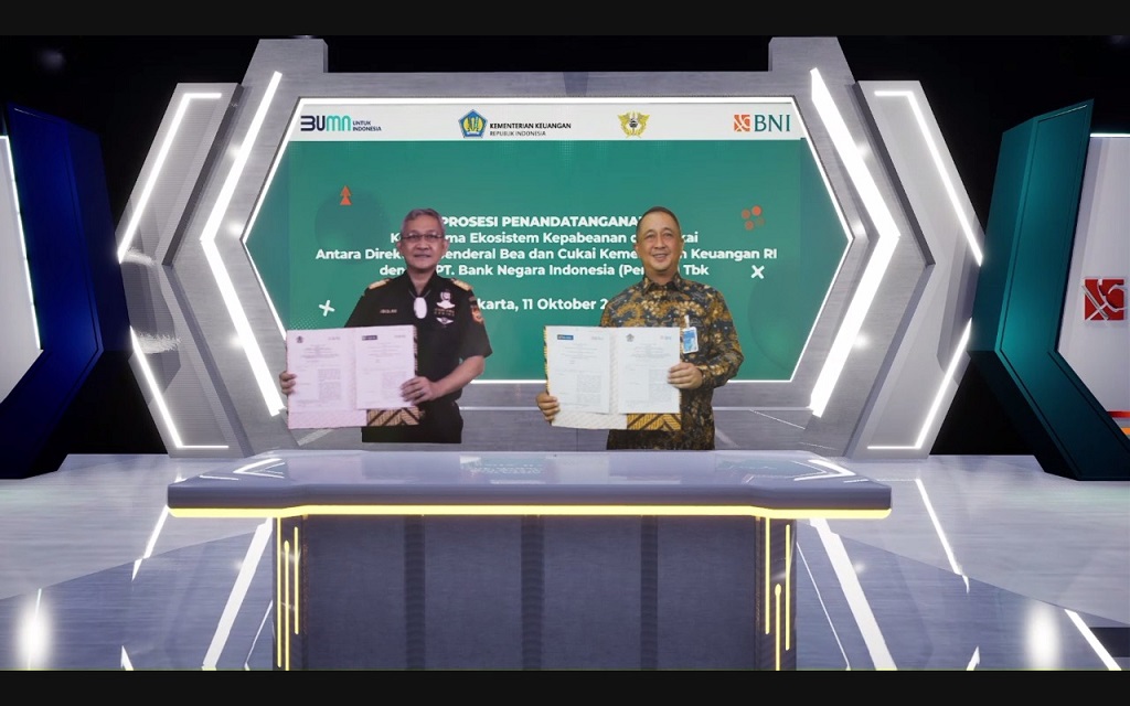  Permudah Layanan Logistik, Bea Cukai-BNI Jalin Kerjasama Dalam National Logistics Ecosystem