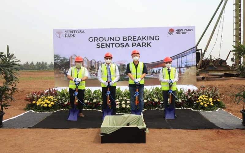  Yiho Development Laksanakan Peletakan Batu Pertama Sentosa Park 