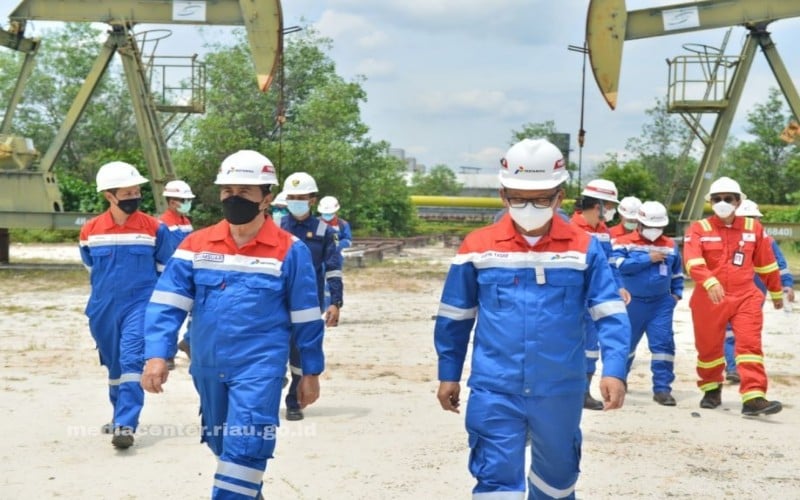  Menteri ESDM Dorong Pertamina Tingkatkan Produksi Blok Rokan