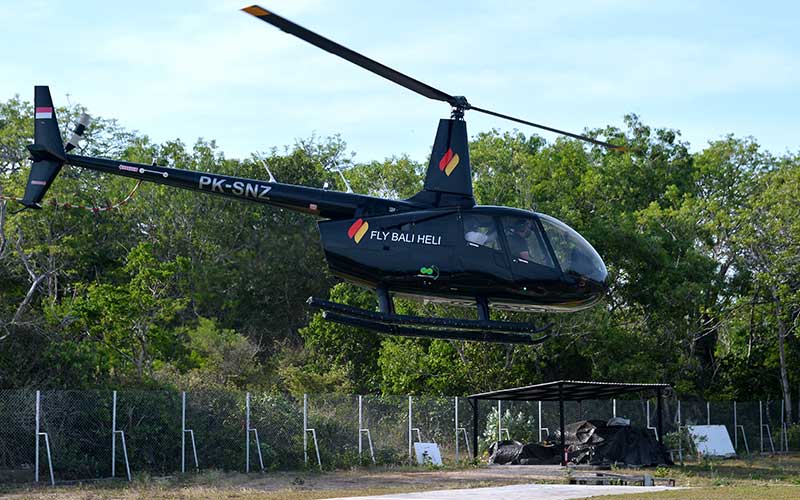  TREVO Tawarkan Sewa Helikopter di Bali