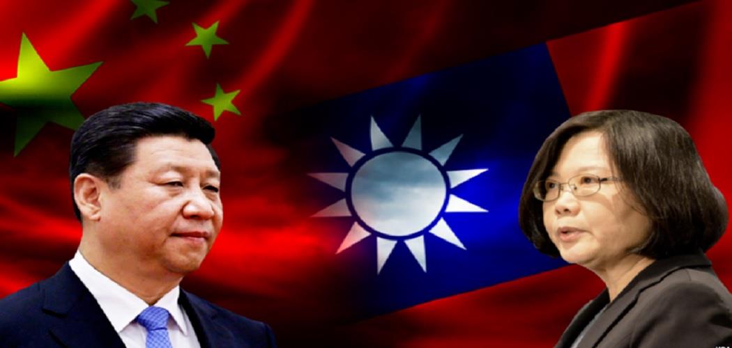 Presiden China Xi Jinping dan Presiden Taiwan Tsai Ing-wen. - wikimedia  