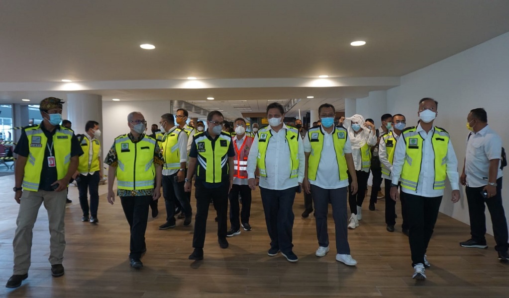  Menko Perekonomian Tinjau Kesiapan Bandara Internasional Lombok Jelang Perhelatan WSBK 2021