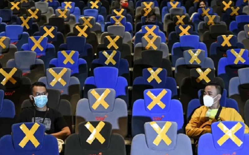  9 Kab/Kota Masuk Level 1, Kini Kapasitas Bioskop Naik Jadi 70 Persen
