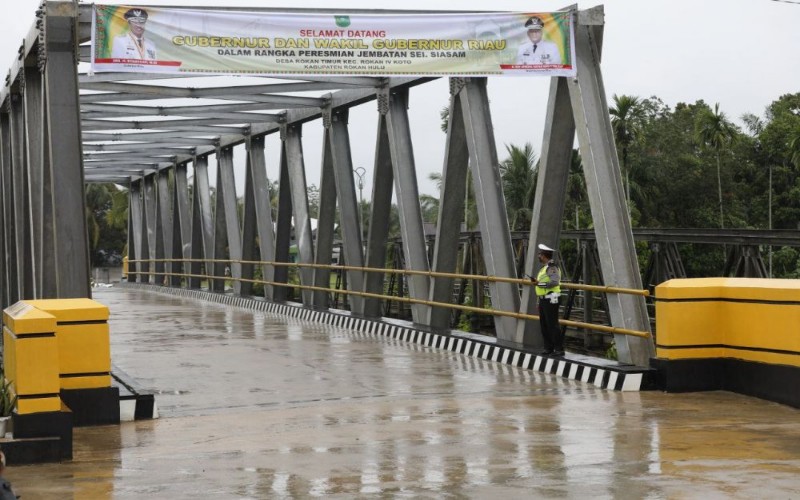  Sudah Jadi, Jembatan Sei Siasam Diharapkan Bisa Angkat Perekonomian Masyarakat