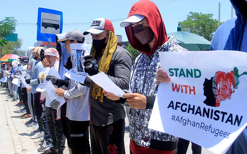  Pengungsi Asal Afganistan di NTT Gelar Aksi Meminta Kejelasan Suaka