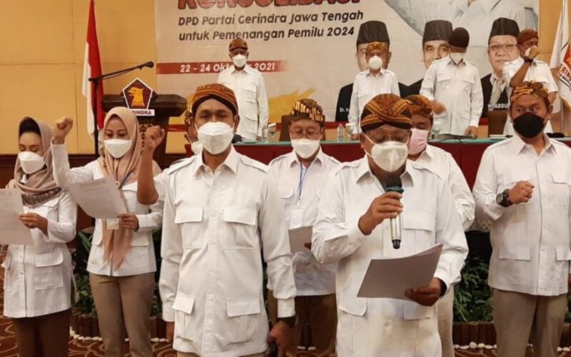  Prabowo Capres 2024 Dideklarasikan Gerindra Jateng