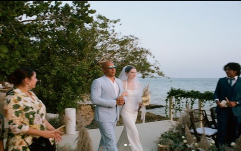  Mengharukan, Vin Diesel Dampingi Pernikahan Anak Mendiang Paul Walker