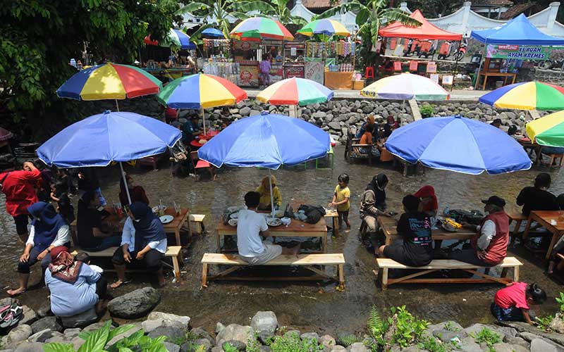  Wisata Kuliner di Tengah Aliran Sungai di Boyolali Jawa Tengah