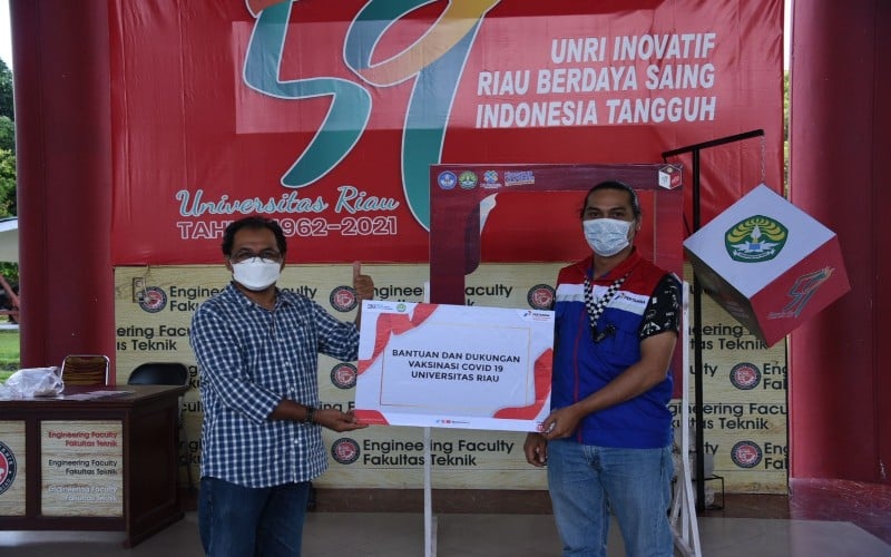 Pertamina Bantu Penanganan Pandemi Covid-19 di Dumai dan Pekanbaru