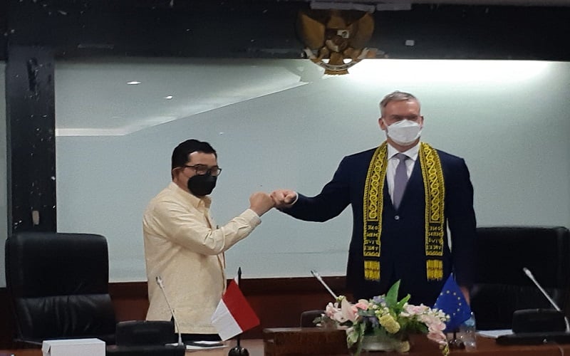  Bertemu Delegasi Uni Eropa, Pemprov Kaltim Tunggu Investor Baru Proyek Kereta Api