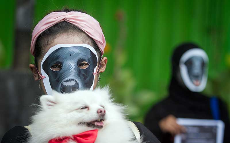  Aksi Solidaritas Komunitas Pecinta Anjing di Solo