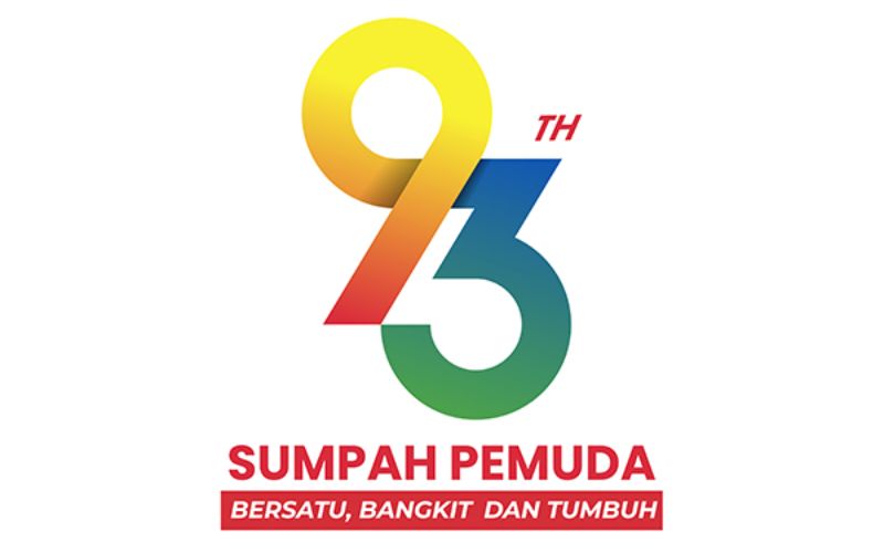 Logo Peringatan Hari Sumpah Pemuda ke-93 - Kemenpora