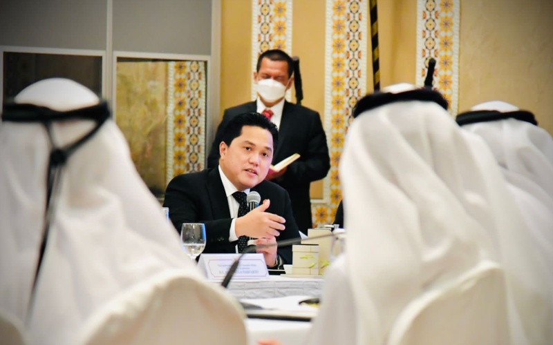  Erick Thohir Gondol Investasi Rp257 Triliun dari UAE, PLN, Pertamina, Pelindo Kecipratan