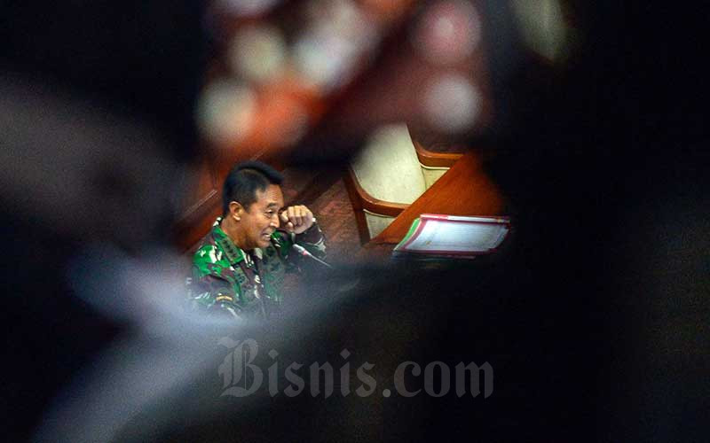  Jenderal TNI Andika Perkasa Jalani Uji Kelayakan dan Kepatutan Calon Panglima TNI