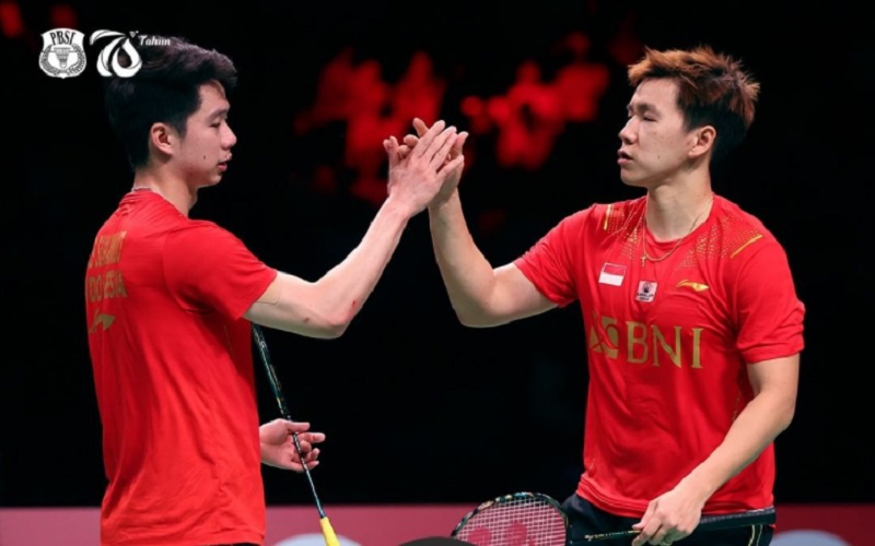  Hasil Semifinal Hylo Open 2021: Kevin-Marcus ke Final, Indonesia Pastikan Satu Gelar