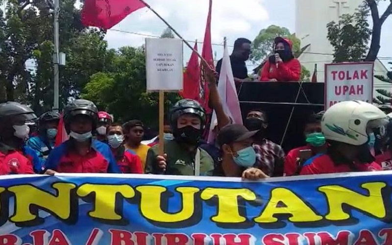  Buruh Demo Lagi! Tuntut Kenaikan UMP Sumatra Utara pada Tahun Depan