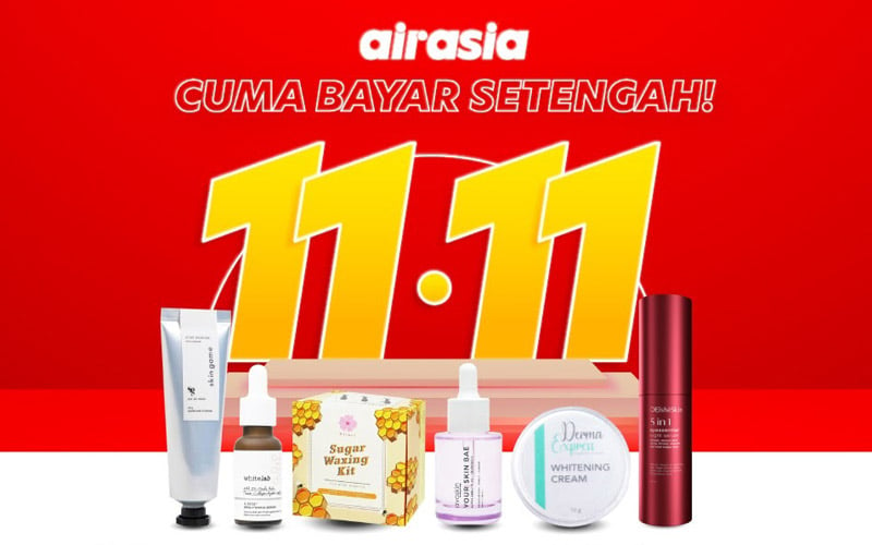  Promo Harbolnas 11.11, AirAsia Beauty Tawarkan Diskon 86 Persen!