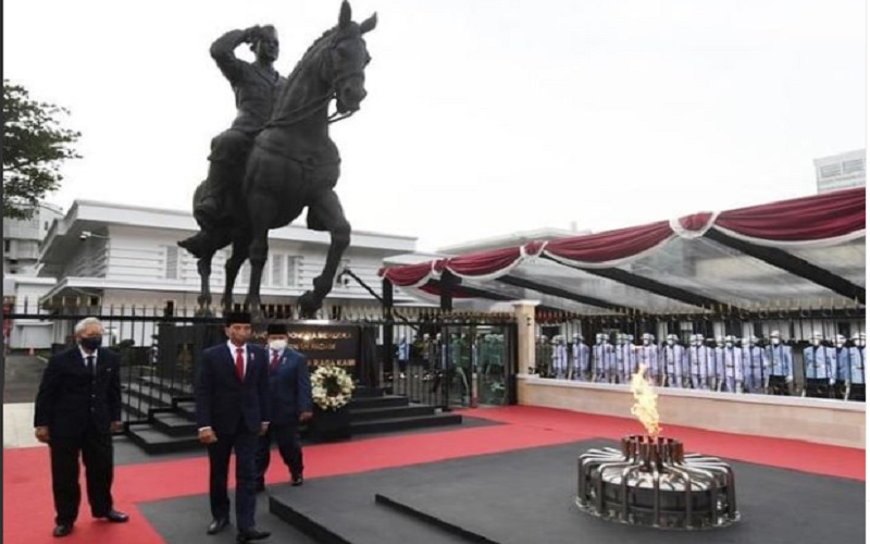  Jokowi: Bangsa Indonesia Harus Terus Nyalakan Semangat Jaga Pancasila