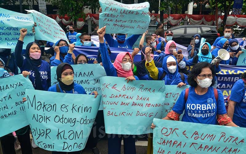  Nasabah Pemegang Polis Gagal Bayar Asuransi Bumiputera Geruduk OJK Minta Kejelasan Pembayaran Klaim