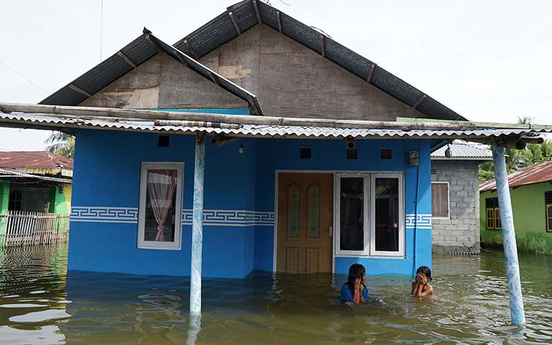  Dua Desa di Gorontalo Terendam Banjir Akibat Luaan Air Dari Danau Limboto
