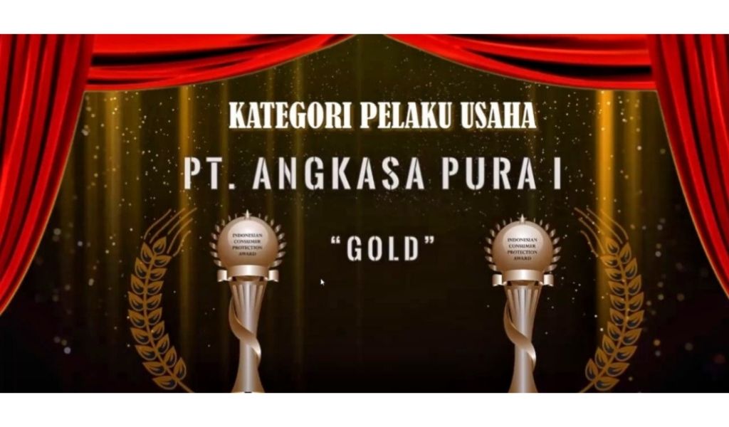  Angkasa Pura I Sabet Penghargaan Indonesian Consumer Protection Award 2021