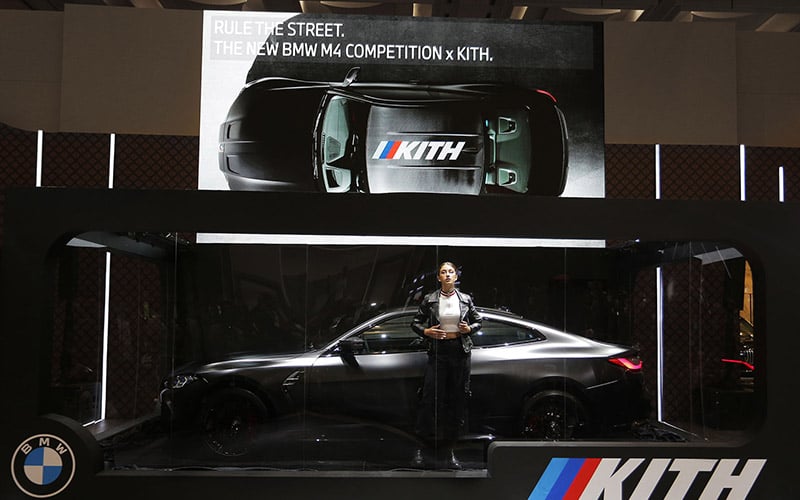 BMW M4 Competion X Kith yang hanya dijual 1 unit di Indonesia tampil di GIIAS 2021. /BMW